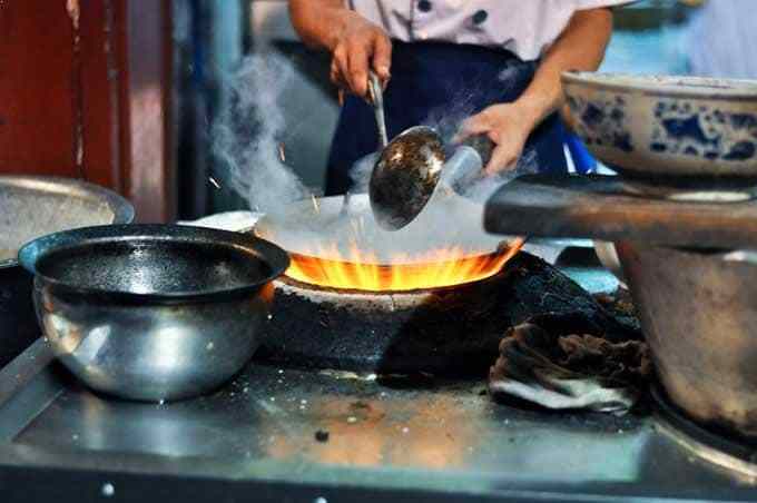 cocinar en wok