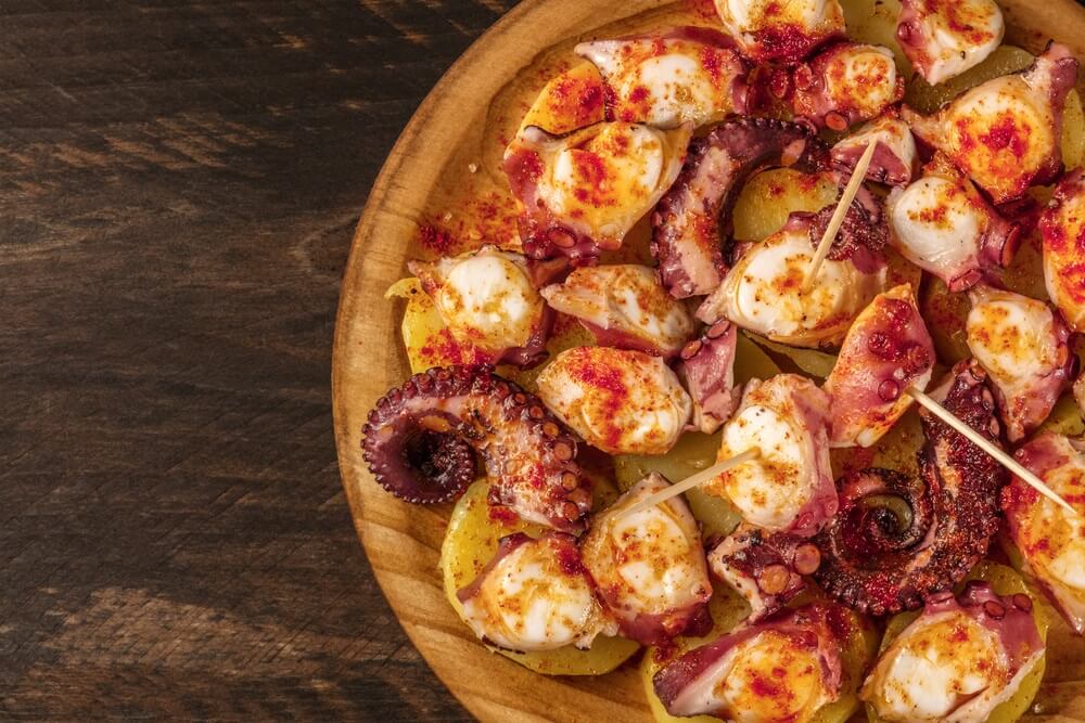 tapas de pulpo a la gallega